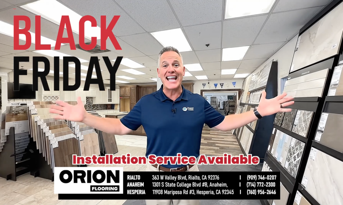 Orion Flooring black Friday promo